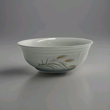 Royal Tognana Italian Porcelain Serving Bowl with Wheat, Vintage ( M121)