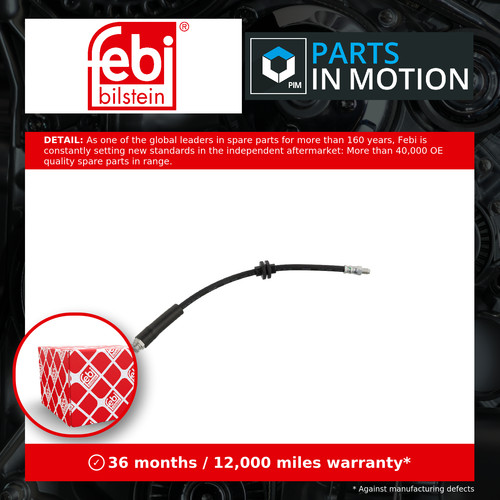 Brake hoses fits - hoses, (pair)