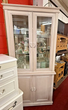 Limed Oak Corner Display