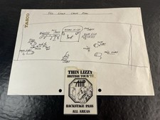 Thin Lizzy Backstage Pass