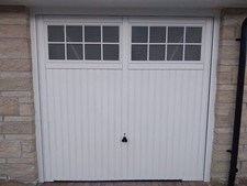 Garador Garage Door (Salisbury 7070 CF White RAL 9016 Salisbury; BB=2244x2194mm