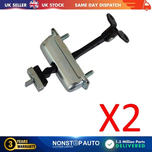 2xfront door hinge stop check - stop,