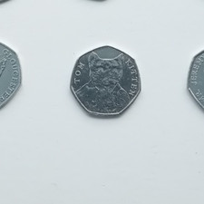 2017 Tom Kitten 50p Circulated