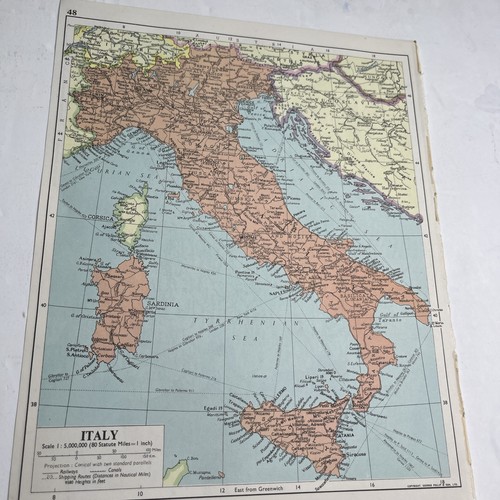 1960 map spain portugal - spain,