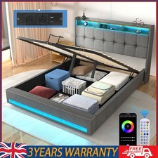Double size bed - size, metal