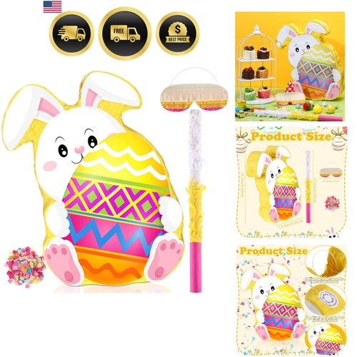 Bunny easter egg piñata - easter, with