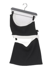 Evita Mini Dress UK12 in Black
