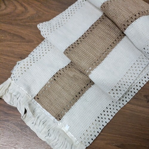 Boho table runner beige - table,