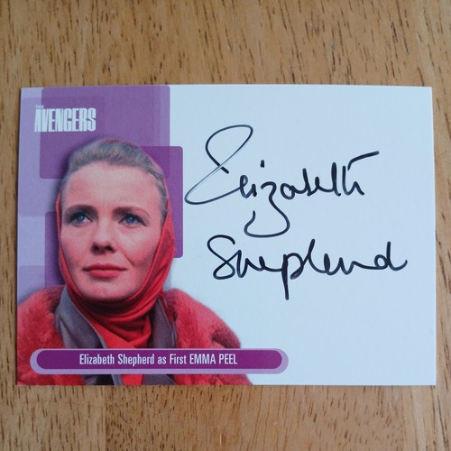The avengers autograph - the, card
