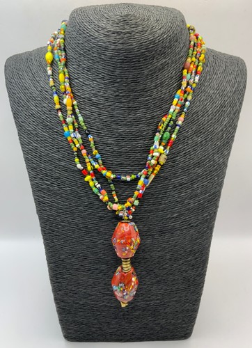 Vintage multicoloured glass - multicoloured,