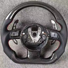 Sports Carbon Fiber Steering Wheel for Audi TT TTS TTRS R8 V8 V10 2008-2015