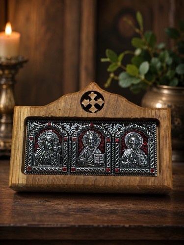 Luxury orthodox triptych icon - orthodox,