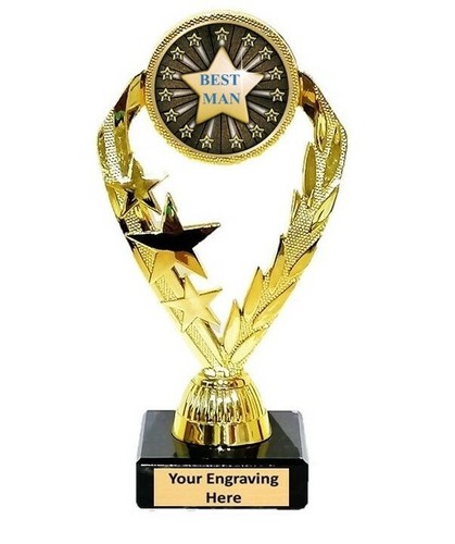 Best man trophy - award, 185mm