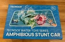 Amphibious Remote Control Car 4WD Off Road Toy Car 360° Waterproof RC Stunt Car