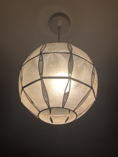 Capiz Shell Lamp Shade Pendant