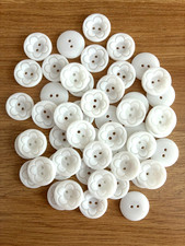White flower pattern round