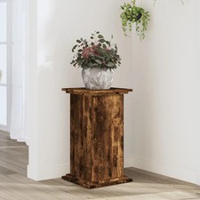WALPLUS Plant Stand Smoked Oak 33x33x60 cm Engineered Wood