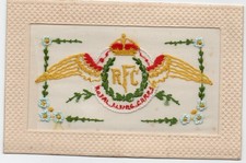 WW1 Patriotic Embroidered SILK