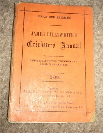 Lillywhite annual for - lillywhite,