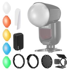 NEEWER Z1 Round Head Flash Accessories Kit for Z1-S， Z1-N， Z1-C Speedlite