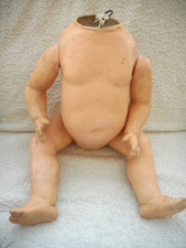 Antique doll composition baby body...approx 16inches