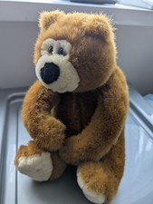 HARRODS TEDDY BEAR  10 INCH SITTING