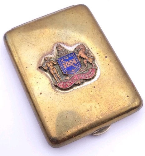 Matchbook case enamel newton - matchbook,