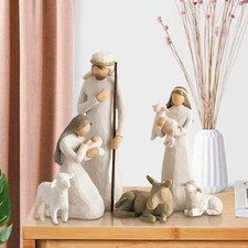 6-piece nativity set Born Scene Willow-Tree figure NEW Decoration