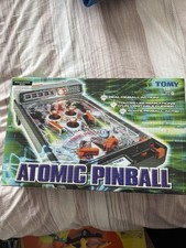 Tomy Electronic Atomic Pinball Game, Battery Operated, Boxed, VGC, Retro, Rare.