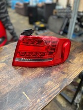 Right LED Outer Tail Light For Audi A4 S4 2009-2012 Rear Brake Lamp Driver Side