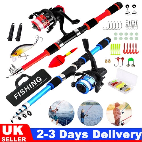 Telescopic sea fishing rod - rod, set