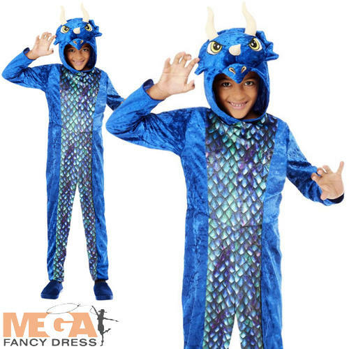 Blue dinosuar kids fancy - blue,