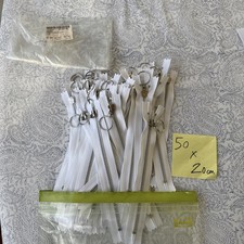 50 x YKK ZIP Silver Metal Ring