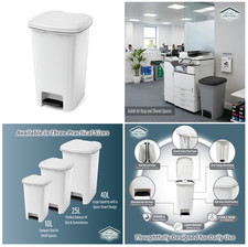 Slim pedal bin waste garbage - pedal,