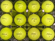 12 Titleist AVX Yellow Golf
