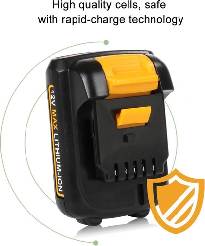 Dcb120 battery for dewalt - dcb120, 12v