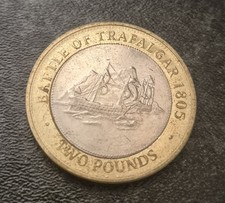 Gibraltar £2 pound Battle of