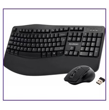 New SANDSTROM Ergonomic SERGOCS25 Wireless Keyboard & Mouse Set RRP£31
