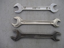 3 VINTAGE GEDORE METRIC OPEN