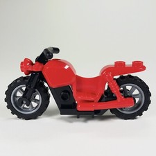 LEGO Red Motorcycle Chopper