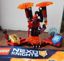 LEGO 70338  NEXO KNIGHTS & MINI FIGURE ULTIMATE GENERAL MAGMAR + PLANS