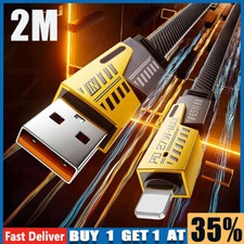 2m Universal 4in1 Multi USB Charger Fast Charging Cable For All Mobile Phones UK