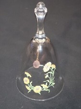 Vintage clear glass bell Avon