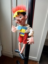 Pinocchio Pelham Puppet 1970s Toys Dolls Vintage Rare in its box Excellent cond