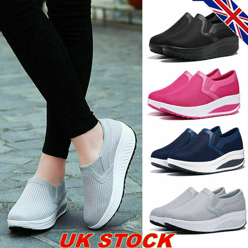 Womens slip platform - slip, on