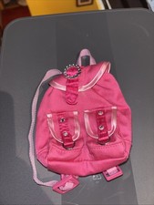 Pink Build A Bear Rucksack With Sparkles