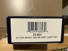 Bachmann OO 33-803 20 Ton Brake Van BR Grey Unfitted