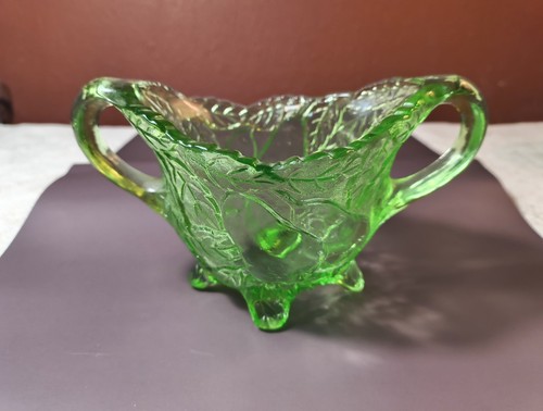 Vtg green depression - depression, glass