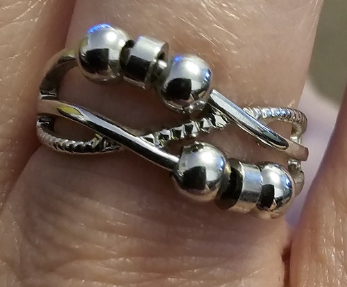 Adjustable anxiety ring fidget - adjustable,