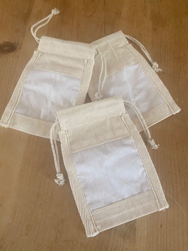 Set natural cotton - cotton, jute